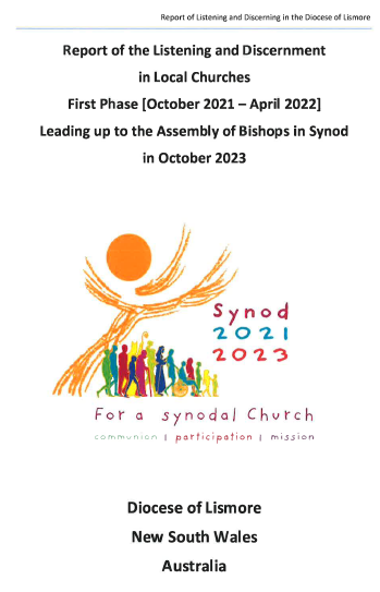 Synod Lismore Synthesis Report – Macleay Valley Catholic Parish